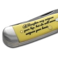 thumbnail image 2 of Case XX Knives Father & Daughter Yellow Delrin Trapper Stainless Pocket Knife, 2 of 5