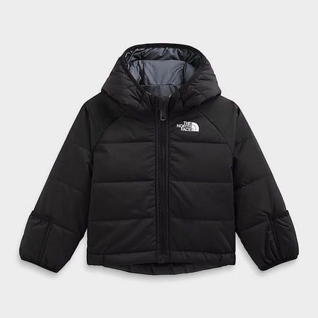 The North Face NF0A7WORJK3 Baby Black Reversible Perrito Hooded Jacket SGN646 (12-18 Months)