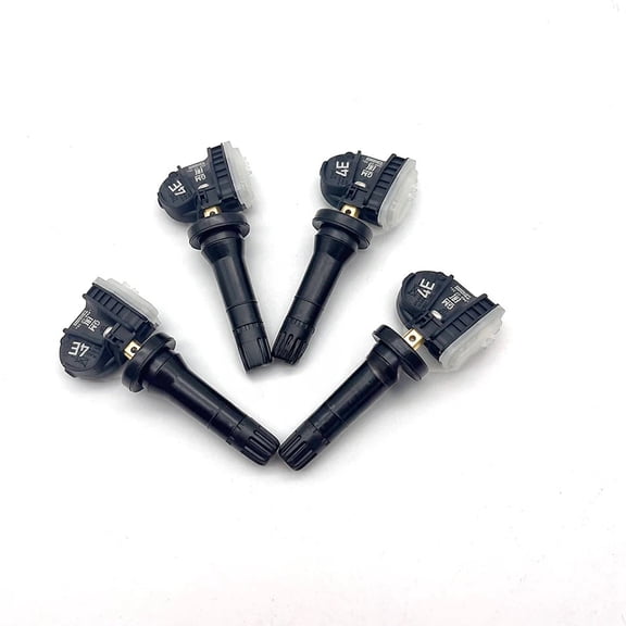 4 Pcs TPMS Tire Pressure Sensor Snap-In Type, Compatible with GMC, Chevy, Buick, Cadillac, OEM 13540606