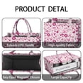 thumbnail image 4 of Large Capacity Tote Bag,Pink Breast Cancer and Love Handbag Fashion Luxury Tote Bag,15.7"x13"x 5.1" Inches,Laptop Compatible, 4 of 6