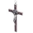thumbnail image 2 of Crucifijo de Jesucristo, cruz católica de Jesús, decoración de pared, cruz de metal, colgante para sala de estar, dormitorio, puerta S, 2 of 14
