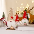 thumbnail image 4 of Bewildely Adornos navideños de gnomo para el hogar, decoraciones de habitaciones de estilo Simple, decoraciones navideñas, vitrina, decoración de mesa, Kits de decoración para fiestas Blanco Bewildely HA068919-01, 4 of 6