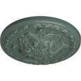 thumbnail image 3 of Ekena Millwork 11 3/8"OD x 2"P Acanthus Ceiling Medallion, Hand-Painted Cloud Burst, 3 of 7