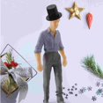 thumbnail image 4 of Sombreros de Navidad en miniatura para manualidades, gorros negros de piezas, suministros para manualidades, 23cm, 100, 4 of 4