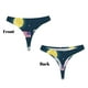 thumbnail image 3 of Balery Astronaut With USA Flag Tangas de Algodón para Mujer con Estampado – Ropa Interior Sexy, Transpirable, G-string-Medium, 3 of 6