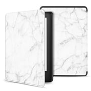 Case for Kindle 10th Generation - Slim & Light Smart Cover Case with Auto Sleep & Wake for Amazon Kindle E-reader 6 Display, 10th Generation 2019 Release (Marble White)