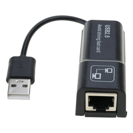 USB 2.0 To RJ45 Ethernet Adapter High Speed 100Mbps Networking Converter For PC