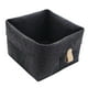 thumbnail image 2 of 2 cestas de almacenamiento de fieltro, cajas organizadoras de artículos diversos, contenedores para cocina, armario, lavandería, dormitorio, oficina, Soledad Cesta de almacenamiento, 2 of 10