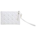 thumbnail image 2 of Bolsa de mano con remaches a la modabolso de noche con cremallera para mujer (blanco) Ehuebsd Para estrenar, 2 of 9