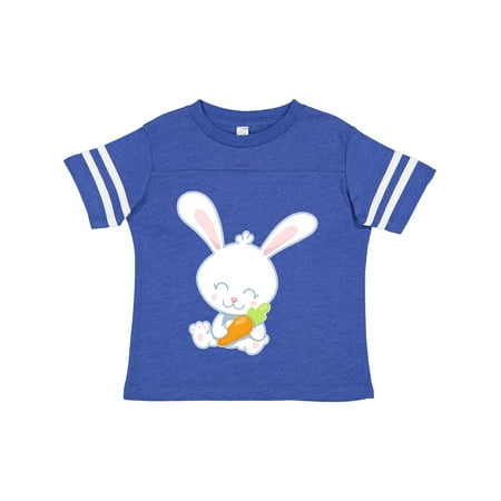 

Inktastic Cute Easter Bunny Holding Carrot Gift Toddler Boy or Toddler Girl T-Shirt