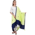 thumbnail image 2 of Phagun Indian Cotton Dupatta Embridered Chunni Long Stole Throw Scarf-Light Yellow, 2 of 5