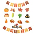 thumbnail image 4 of 1 juego de decoraciones delicadas para pasteles, decoraciones para cupcakes con tema de Acción de Gracias, púas para pasteles de dibujos animados, pancarta para fiestas, 4 of 8