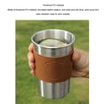 thumbnail image 4 of Manga De Taza Aislada, Mangas De Taza De Café Elegantes Portátiles Resistentes Al Calor 5 Piezas Para Acampar Al Aire, 4 of 7