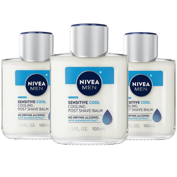 Bálsamo para después del afeitado Nivea Men Sensitive Cool con vitamina E 100 ml x 3