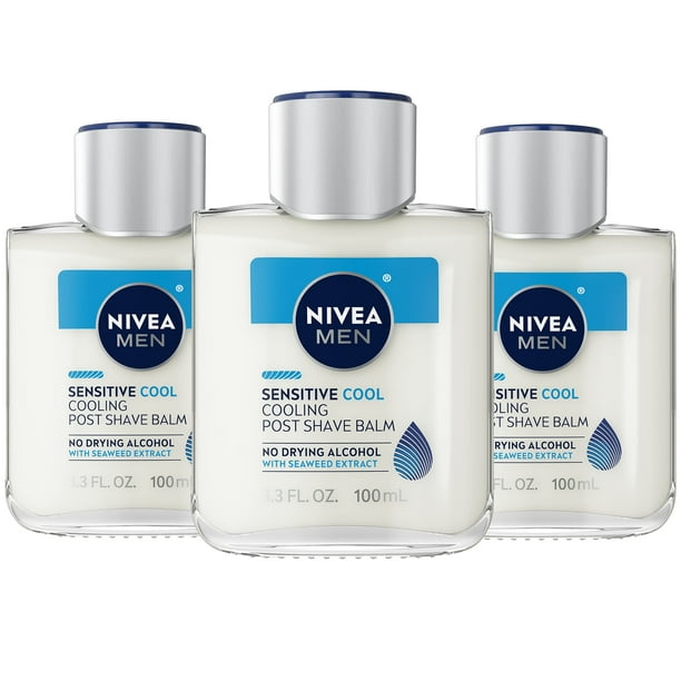 Bálsamo para después del afeitado Nivea Men Sensitive Cool con vitamina E 100 ml x 3