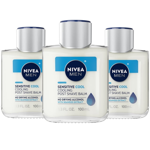 Bálsamo para después del afeitado Nivea Men Sensitive Cool con vitamina E 100 ml x 3