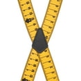 thumbnail image 3 of SuspenderStore Tape Measure 2-Inch Wide Pin Clip Suspenders - 4 Sizes Including Big & Tall, 3 of 4
