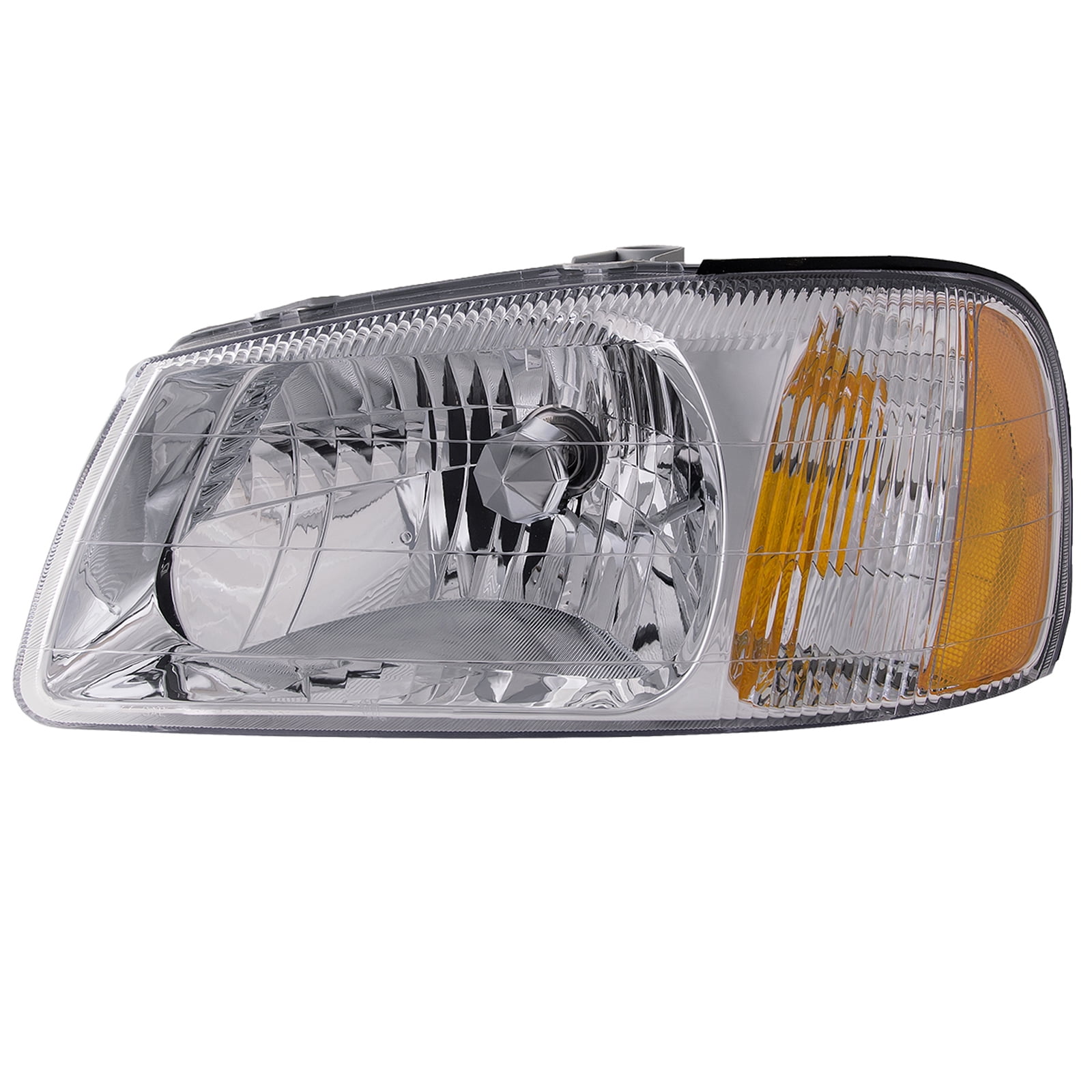 -Chrome 100W Halogen Driver side WITH install kit 6 inch 2014 Volvo VNL730 SLEEPER-POST Post mount spotlight