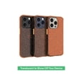 thumbnail image 6 of onn Sparkle Phone Case for iPhone 15 Pro - Orange with Gold Glitter, 6 of 6