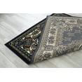 thumbnail image 4 of Allstar 5x7 Traditional Area Rug in Blue with Cream French Aubusson design (5' 2" x 7' 1"), 4 of 7