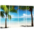 thumbnail image 2 of Palm Trees and Sea - Landscape Photography Canvas Print, 2 of 3
