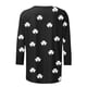 thumbnail image 2 of TaTaai Women's Casual Green Print Blouse Round Neck 3/4 Sleeve St. Patrick's Day T-Shirt Loose Fit Irish Holiday Spring Wear Gift, 2 of 5
