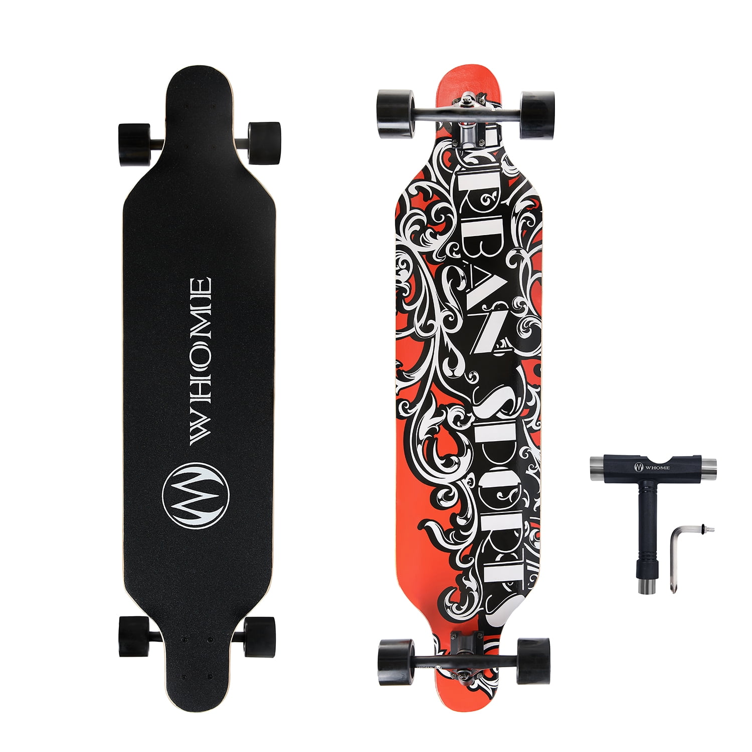 PRO Skateboard Complete for Adults and Beginners 41 Inch Longboard