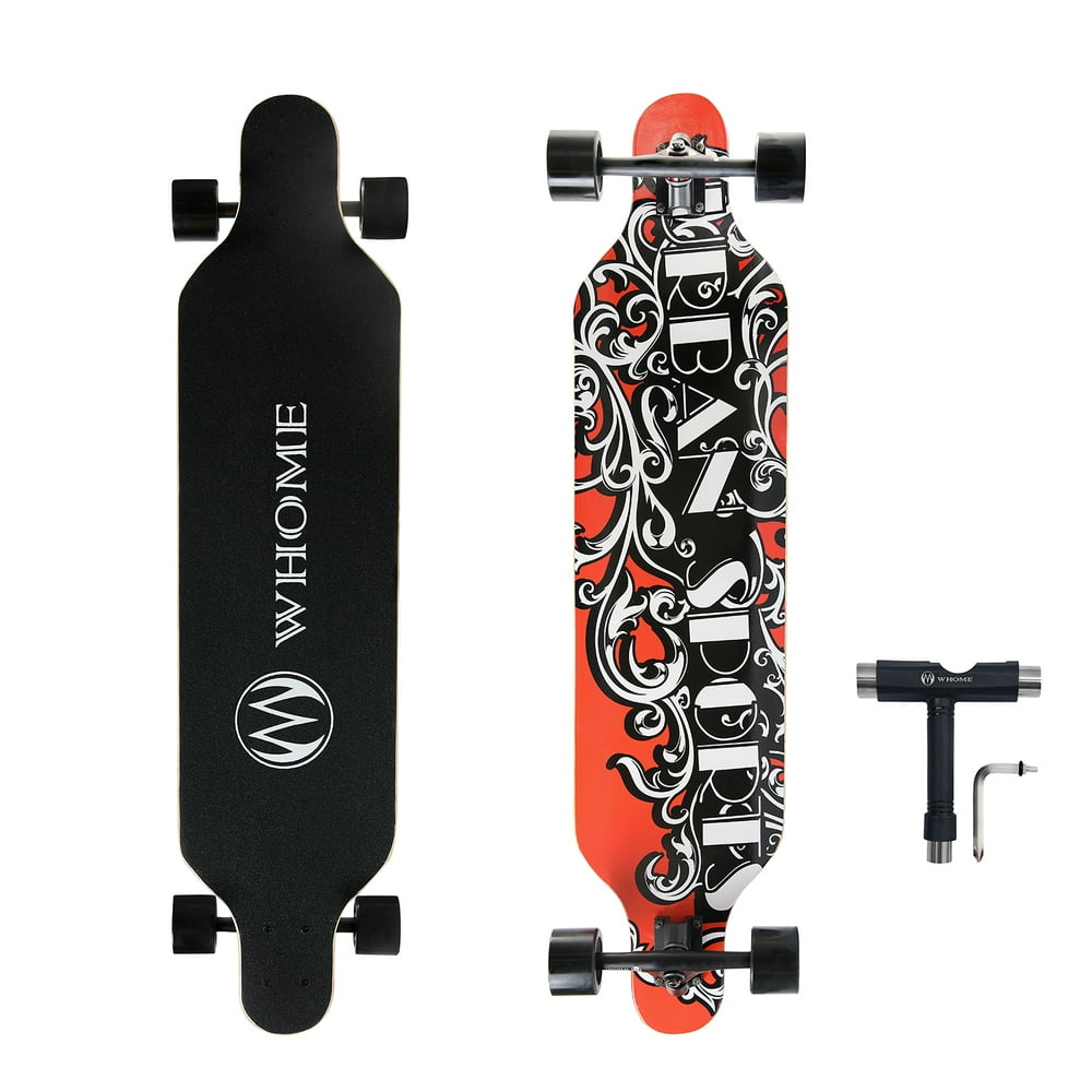 PRO Skateboard Complete for Adults and Beginners 41 Inch Longboard