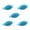 Blue, variant on Rirozkan Dryer Balls Set of 5, Reusable Laundry Washing Wool Pellets, Fish Shape Fabric Softener Replacements for Home Cleaning Lint Reduction