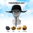 thumbnail image 4 of Sombrero anti-UV de poliéster, transpirable, unisex, para deportes al aire libre (negro), 4 of 7