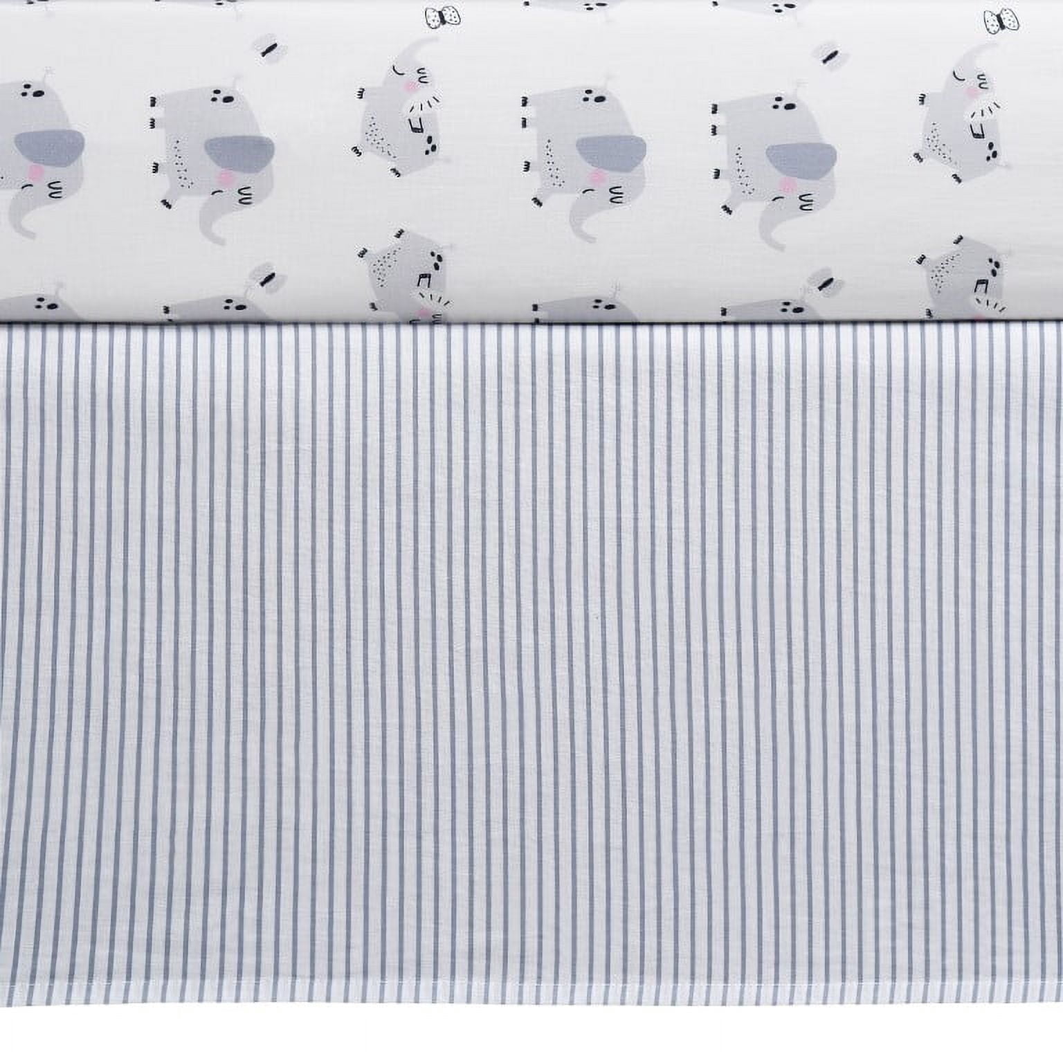 Oxford Baby Ele- A- Fun (3 Pc Crib Nursery Bedding Set)