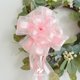 thumbnail image 4 of Cinta HUIHUANG con rayas satinadas transparentes de color rosa claro, con alambre, 3,8 cm, 4 of 7
