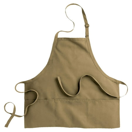 

Edwards Garment Three Divisional Pocket Bib Apron Style 9002