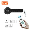 thumbnail image 3 of Door Lock, Home Smartlife Fingerprint &amp; PIN Wireless Smart Handle Lock Biometrics Tuya Blue-tooth Access Control Door Lock ,Easy to Install, 3 of 6