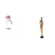 thumbnail image 1 of Estatua de resina,Escultura de resina de flamenco para exteriores,Figura de pájaro,adorno decorativo para jardín,Estatuas de mujeres,Estatuas y esculturas africanas Tienda de estatuas de, 1 of 8