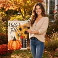 thumbnail image 6 of Fall Garden Flag 12x18IN Double-Sided | Autumn Maple Leaves Pumpkin Outdoor Decor for Yard Porch Patio, 6 of 6