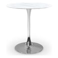 thumbnail image 1 of Meridian Furniture Holly Table de Comptoir Chromé 36 Pouces, 1 of 8