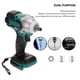 thumbnail image 2 of Llave De Impacto Inalámbrica De 18V Y Controlador 3200Rpm 320N.M Alta Torsión Para Batería Makita 18V Bl1850/Bl1850B/Bl1860B/Bl1840/Bl1840B Minnieouse TO004746-00, 2 of 6