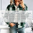 thumbnail image 3 of Enjoytime Fall Jackets for Women Plaid Lapel Collar Button Down Cropped Jacket Trendy Casual Coat Fashion Long Sleeve Outerwear, 3 of 7