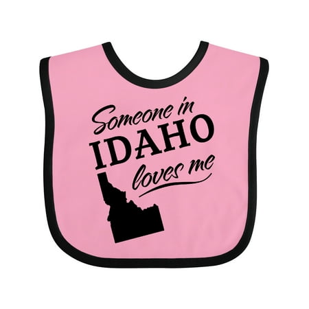 

Inktastic Someone in Idaho Loves Me Gift Baby Boy or Baby Girl Bib