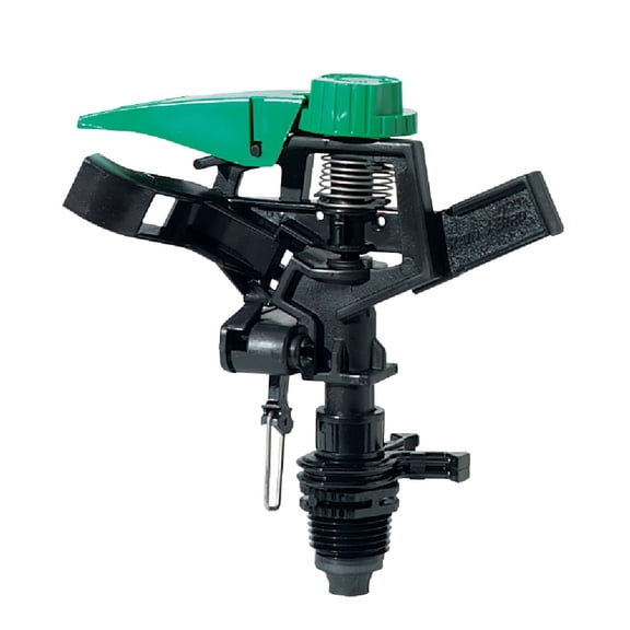 Rain Bird P5R 360° Adjustable Impact Lawn Sprinkler, Double Brass-Weighted Arm