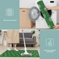 thumbnail image 6 of Green Christmas Snowflake Pattern Kitchen Rugs Sets Of 3,Kitchen Runner Rugs Non Skid Washable,Decorative Kitchen Floor Mats for Kitchen,Sink,Laundry,17"x30"+ 17"x47" + 17"x59", 6 of 6