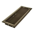 thumbnail image 4 of Imperial 4-inch x 12-inch Chocolate Steel Painted Louvered, Floor Register, Rectangular, Household Vent Cover, 4 of 7
