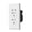 White, variant on ELEGRP USB Outlets Receptacles, 65W Dual USB C Wall Outlet for Laptop, Power Delivery 20 Amp Tamper Resistant Electrical Outlet with USB C Ports, Wall Plate Included, UL Listed