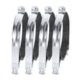 thumbnail image 1 of Unique Bargains 4Pack 9' Rubber Cushion Strut Clamp Rigid Steel Pipe Clamp for Tube Pipe, 1 of 5