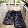 thumbnail image 4 of Kitchen Rugs Sets Of 2,Purple Halloween Ghost Pumpkin Skull Pattern Anti Fatigue Kitchen Mat Rugs Non Slip Washable,Decorative Kitchen Floor Mats for Kitchen,Sink,Laundry,17"x47"+17"x47", 4 of 5