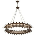 thumbnail image 4 of Heiress 8-Light Chandelier in Patinated Bronze by Breegan Jane, 4 of 6