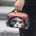 thumbnail image 2 of Cat Waterproof Oxford Fabric Storage Pouch for Electronic Devices - Cord Organizer, Hard Drive Bags, Canvas Storage Box Small, Charger Cord Organizer - 5.9x9.44x3.14 in, 2 of 6
