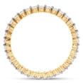 thumbnail image 4 of AFFY 0.50CT Moissanite Diamond Wedding Band Full Eternity Stackable Ring in 14K Yellow Gold-9.5, 4 of 7