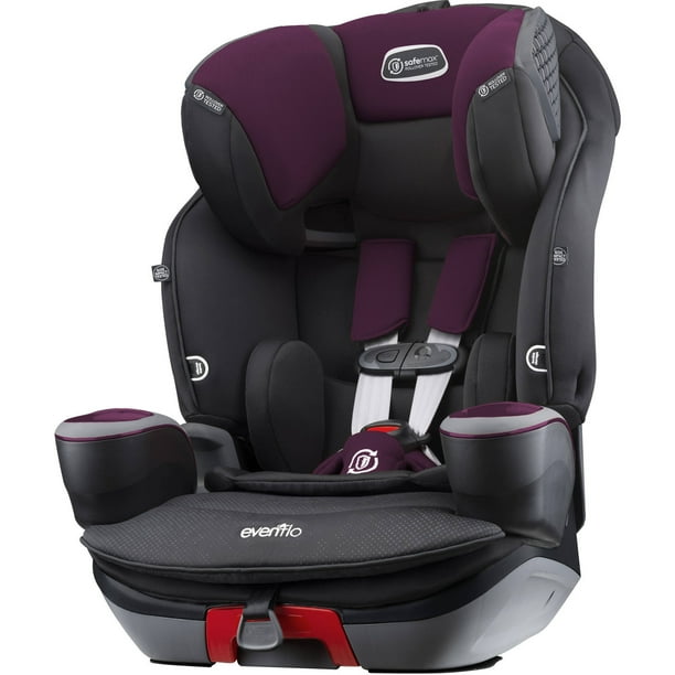 Evenflo SafeMax 3in1 Harness Booster Car Seat, Purple